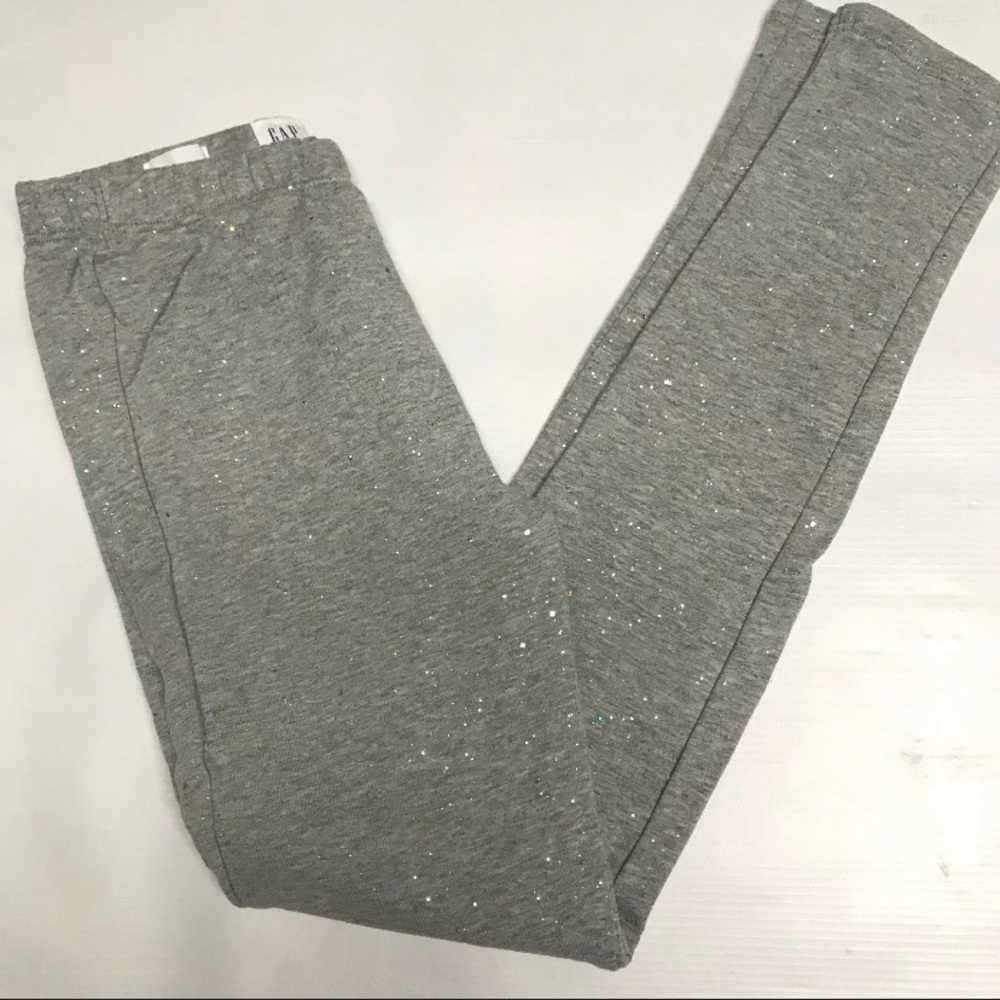 Gap Kids Girls Leggings Sz 8 Heathered Gray NEW - Picture 10 of 11
